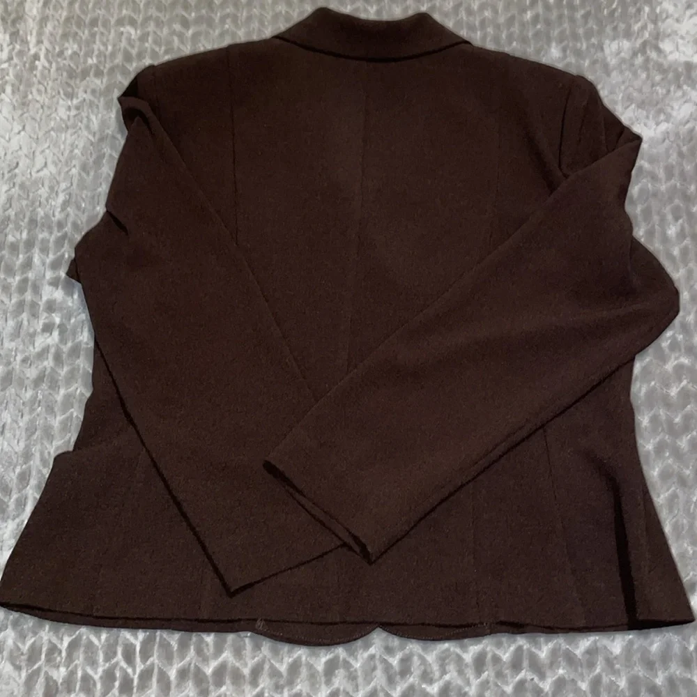 Lot of 2 Studio I brown blazers.  Size 12/12P.‎